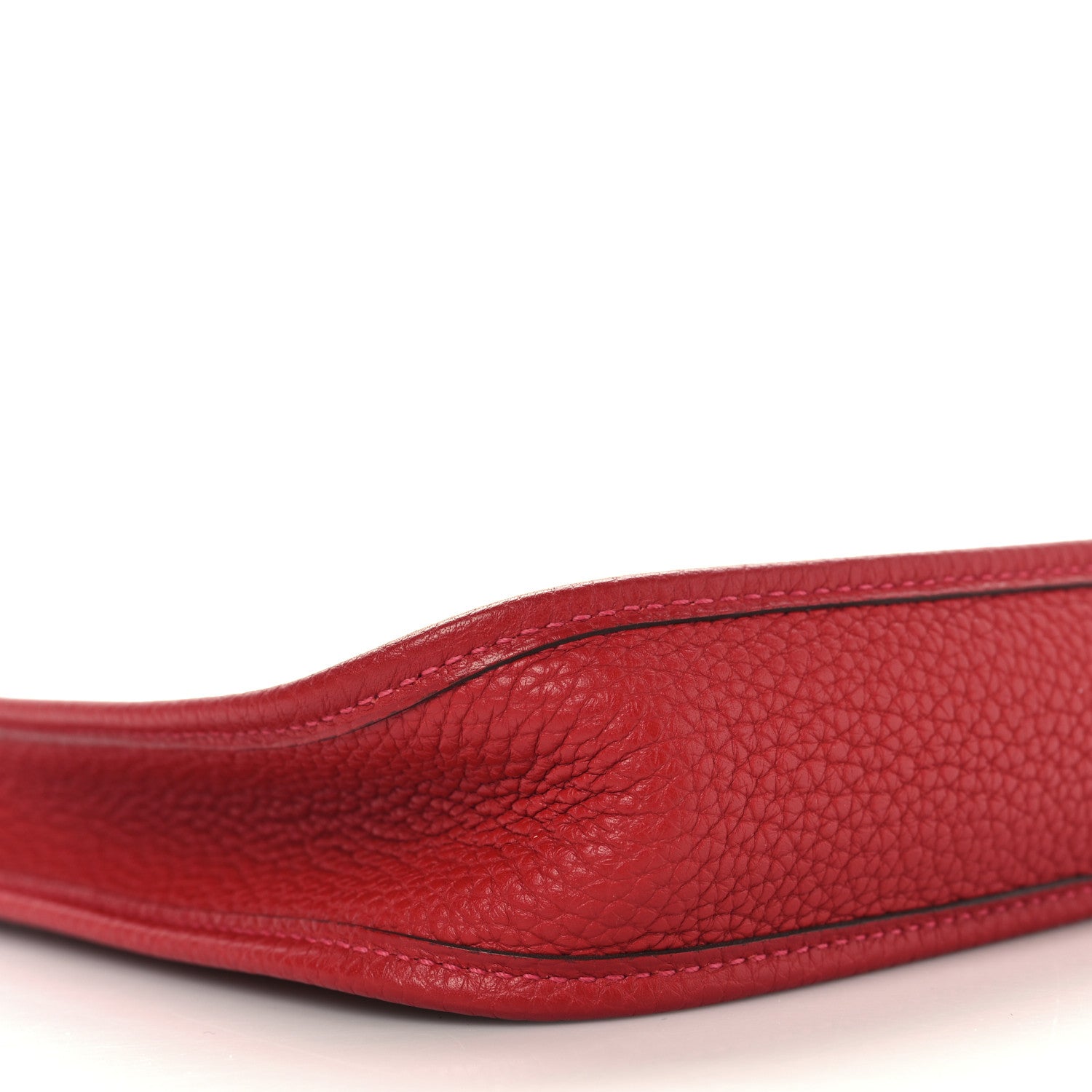 Hermes Taurillon Clemence Amazone Evelyne TPM Rouge Casaque Crevette 9 of 10
