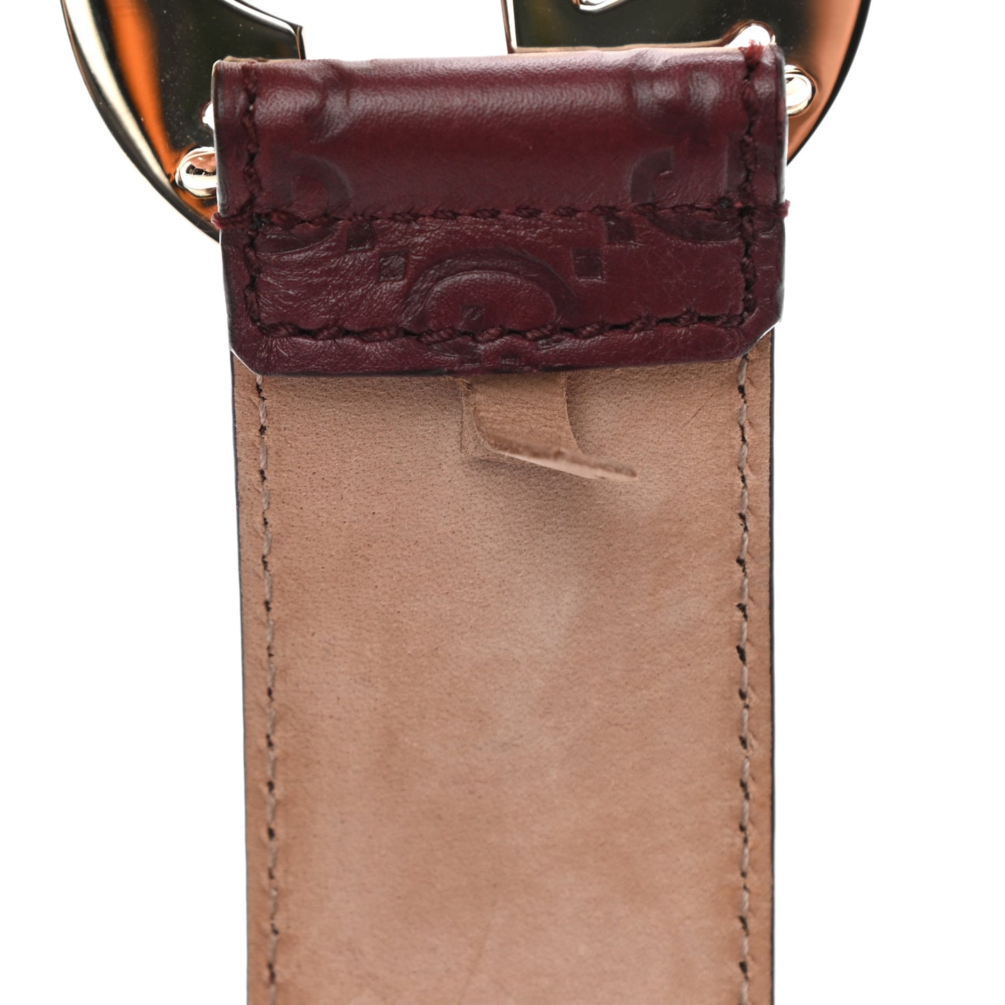 Guccissima Signature Interlocking G 40mm Belt 80 32 Scarlatto