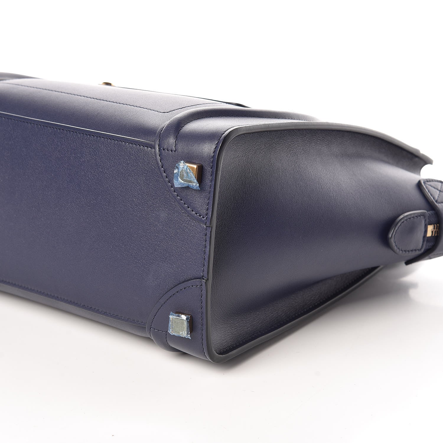 Celine Smooth Calfskin Micro Luggage Ink 6 of 9