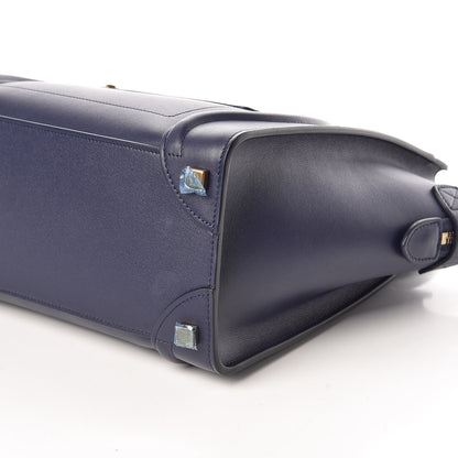 Celine Smooth Calfskin Micro Luggage Ink 6 of 9