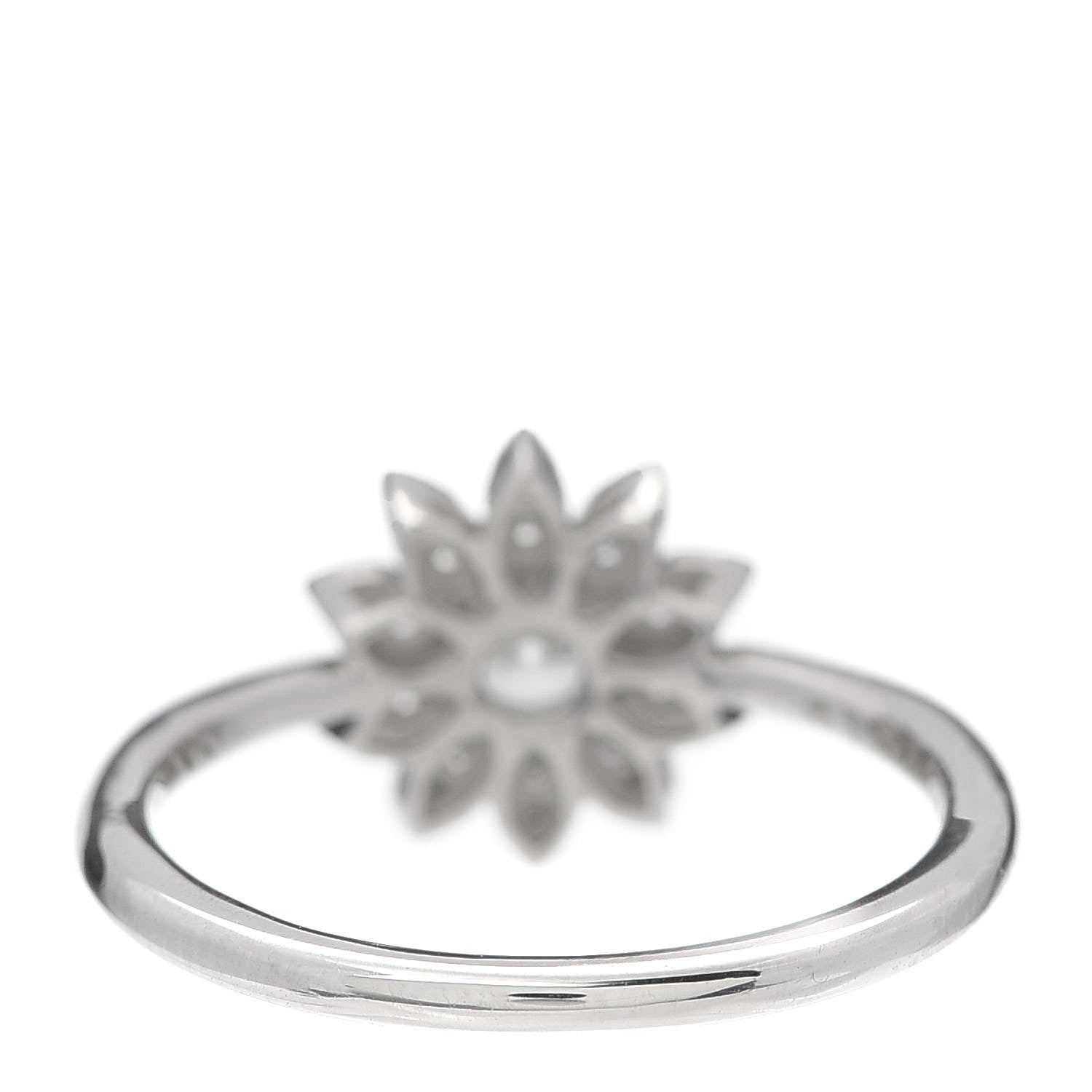 Tiffany Platinum Diamond Enchant Garden Flower Ring 49 5 4 of 6