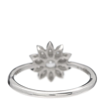 Tiffany Platinum Diamond Enchant Garden Flower Ring 49 5 4 of 6