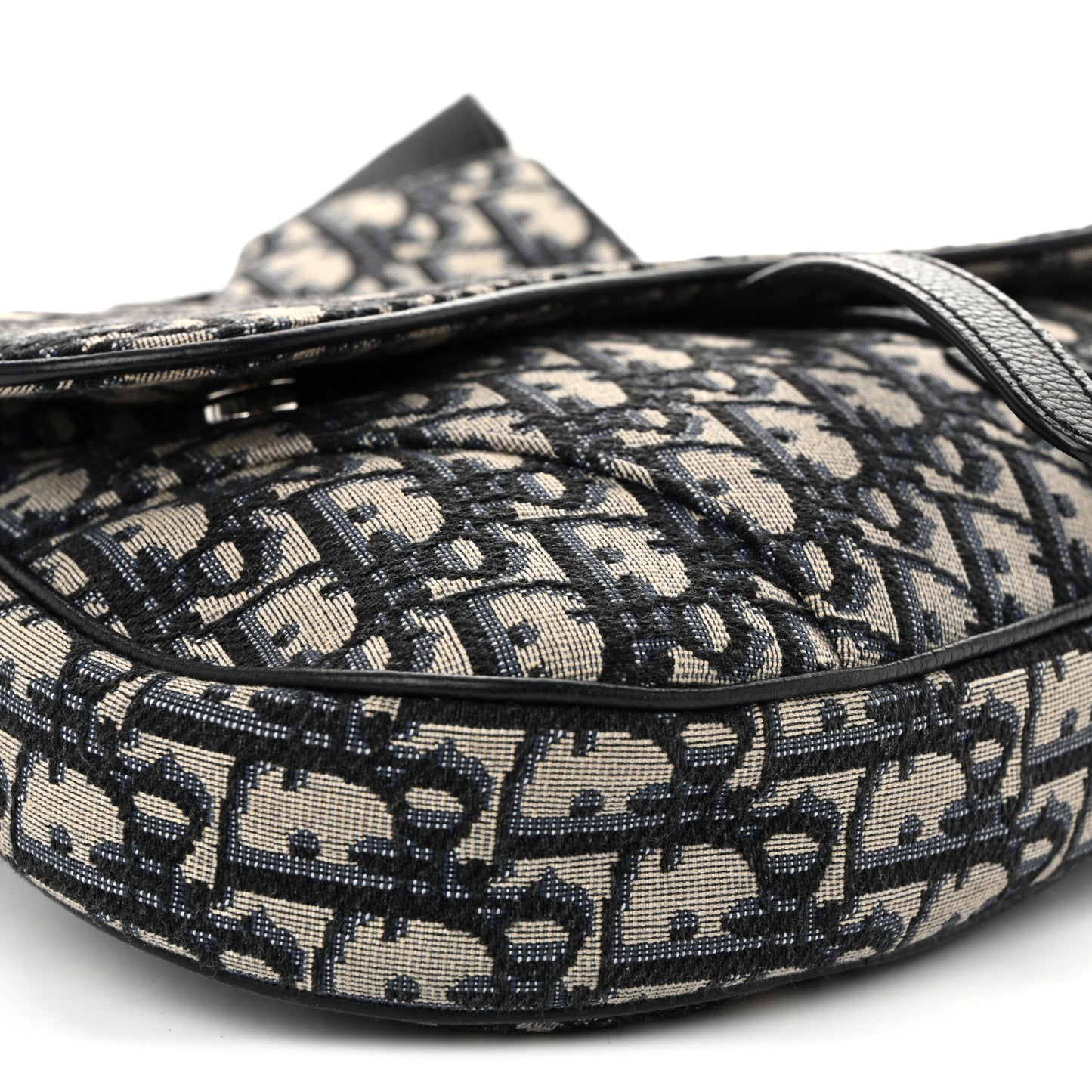 Oblique Mens Saddle Bag Blue