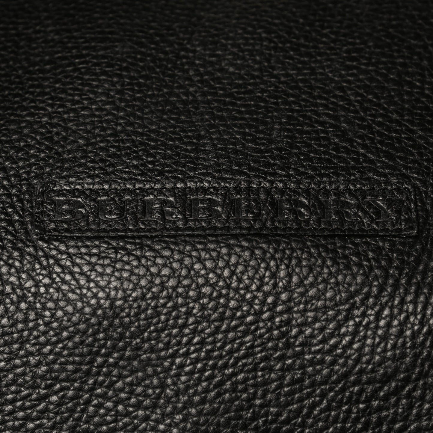 Calfskin Check Duffle Bag Black