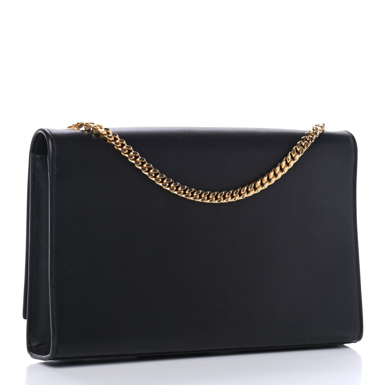 Saint Laurent Smooth Calfskin Medium Classic Monogram Kate Tassel Satchel Black 2 of 4