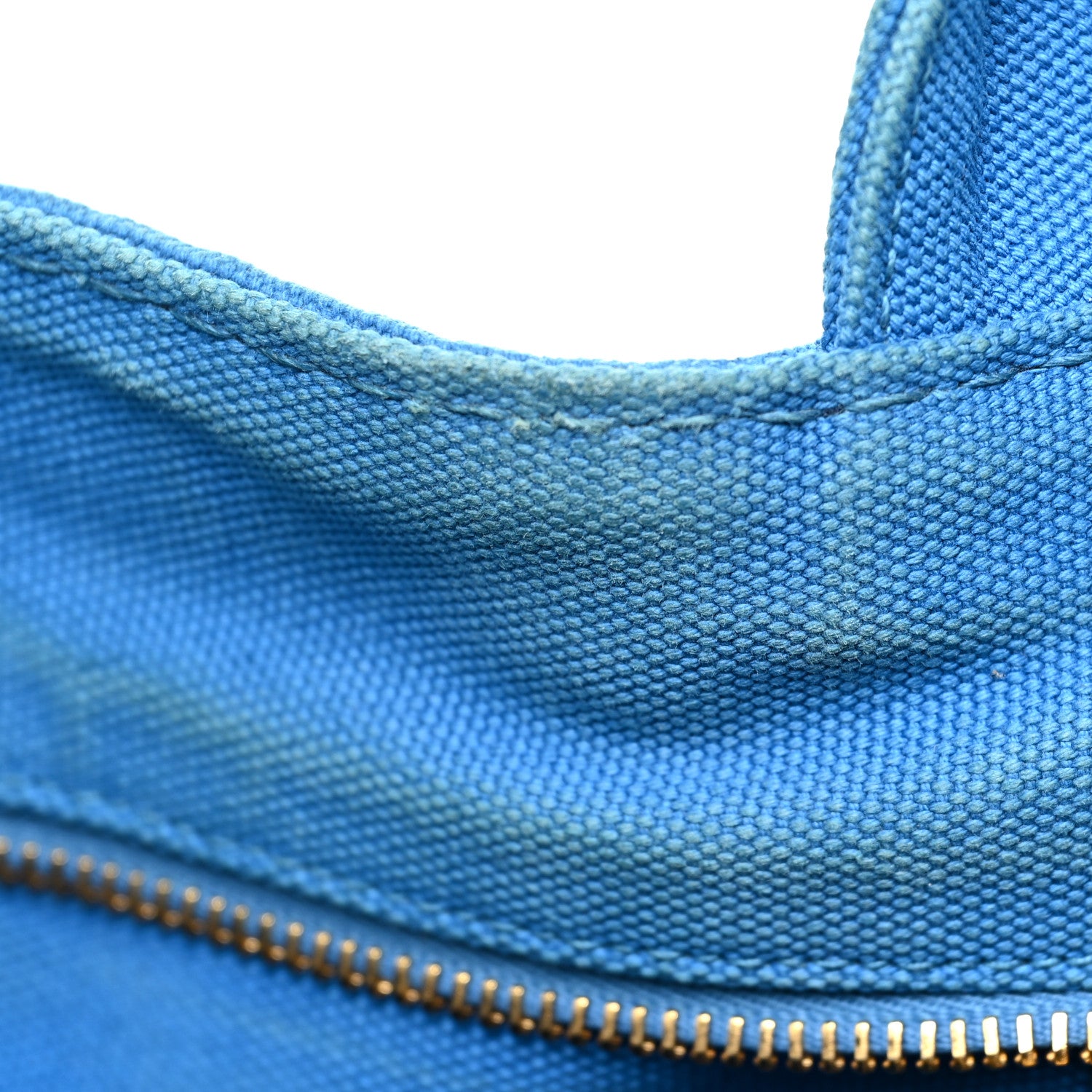 Prada Canapa Logo Tote Azzurro 13 of 17
