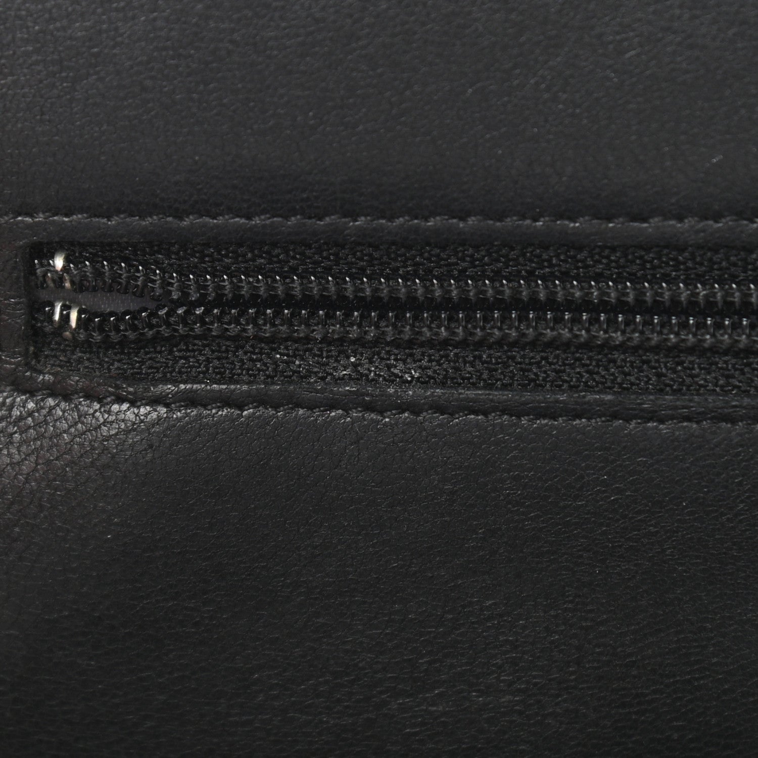 Chanel Lambskin Camellia Embossed Wallet on Chain WOC Black 12 of 17