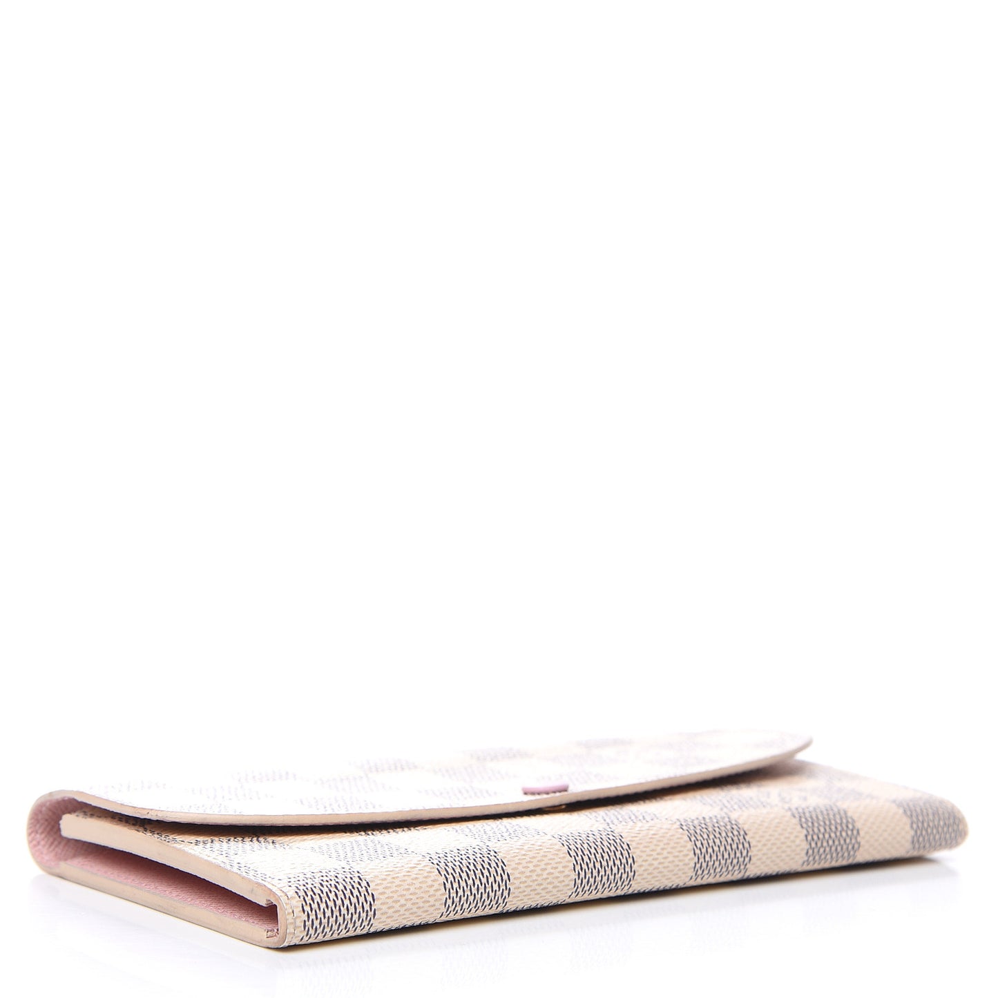 Damier Azur Emilie Wallet Rose Ballerine