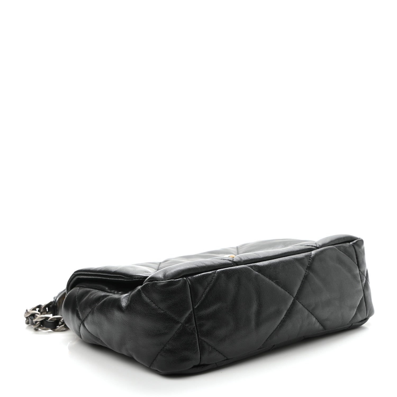 Chanel Goatskin Quilted Medium Chanel 19 Flap Black 4 of 10