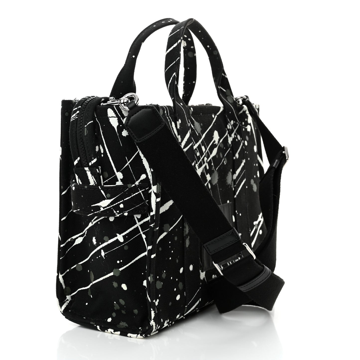 Canvas Splatter Medium The Tote Bag Black