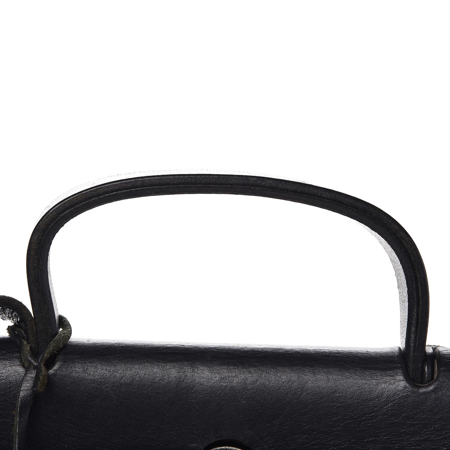 Hermes Toile Vache Calfskin Herbag 30 PM Natural Black 25 of 54