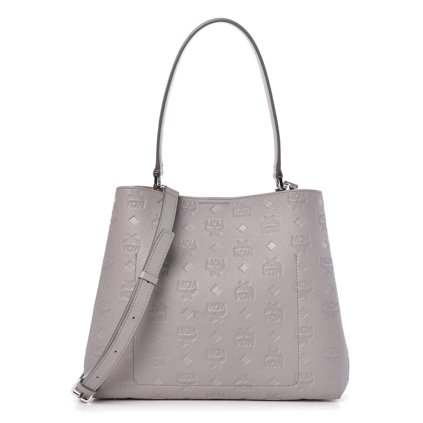 Calfskin Ottomar Monogram Sarah Convertible Hobo Dove