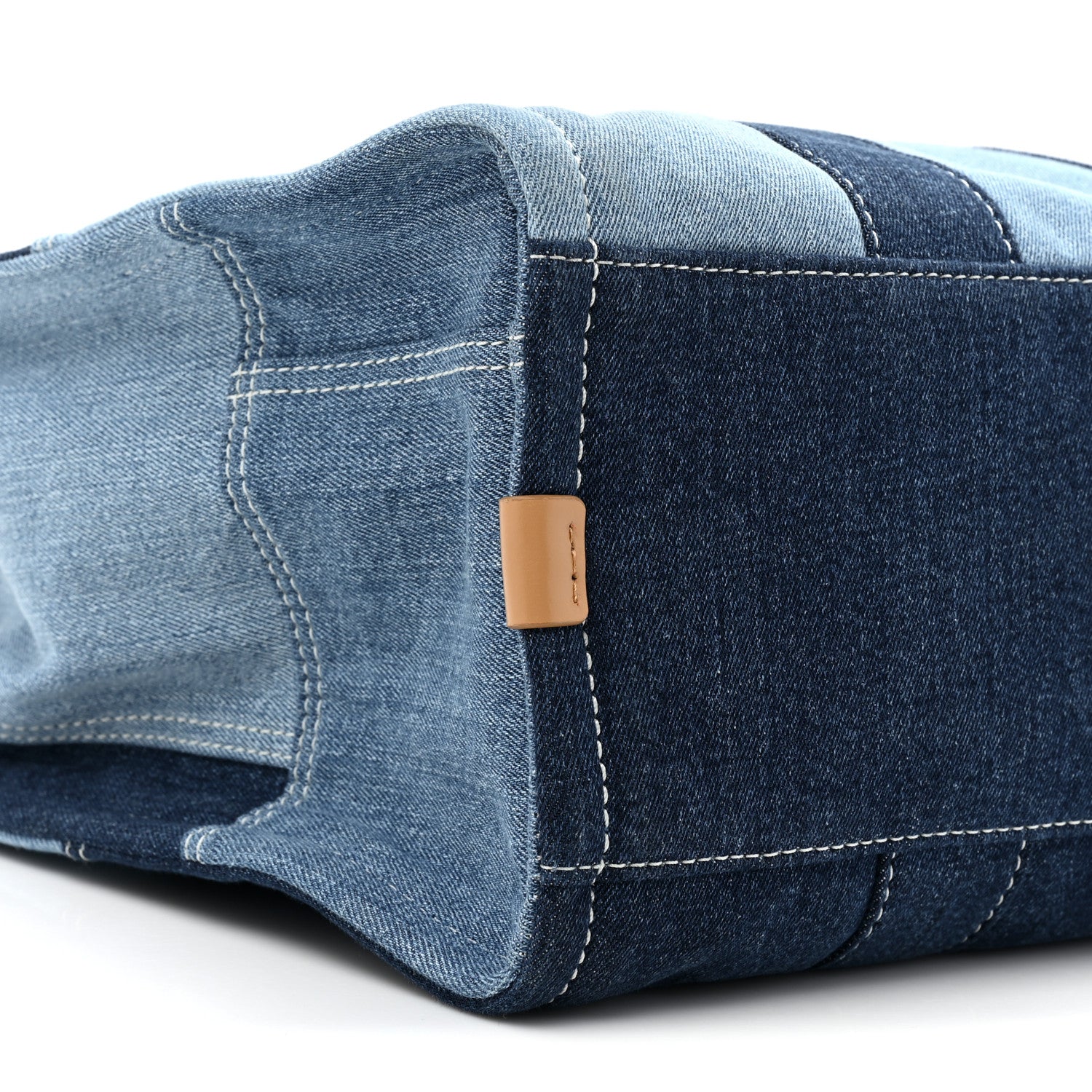 Marc Jacobs Denim Canvas Large The Tote Bag Blue 8 of 8