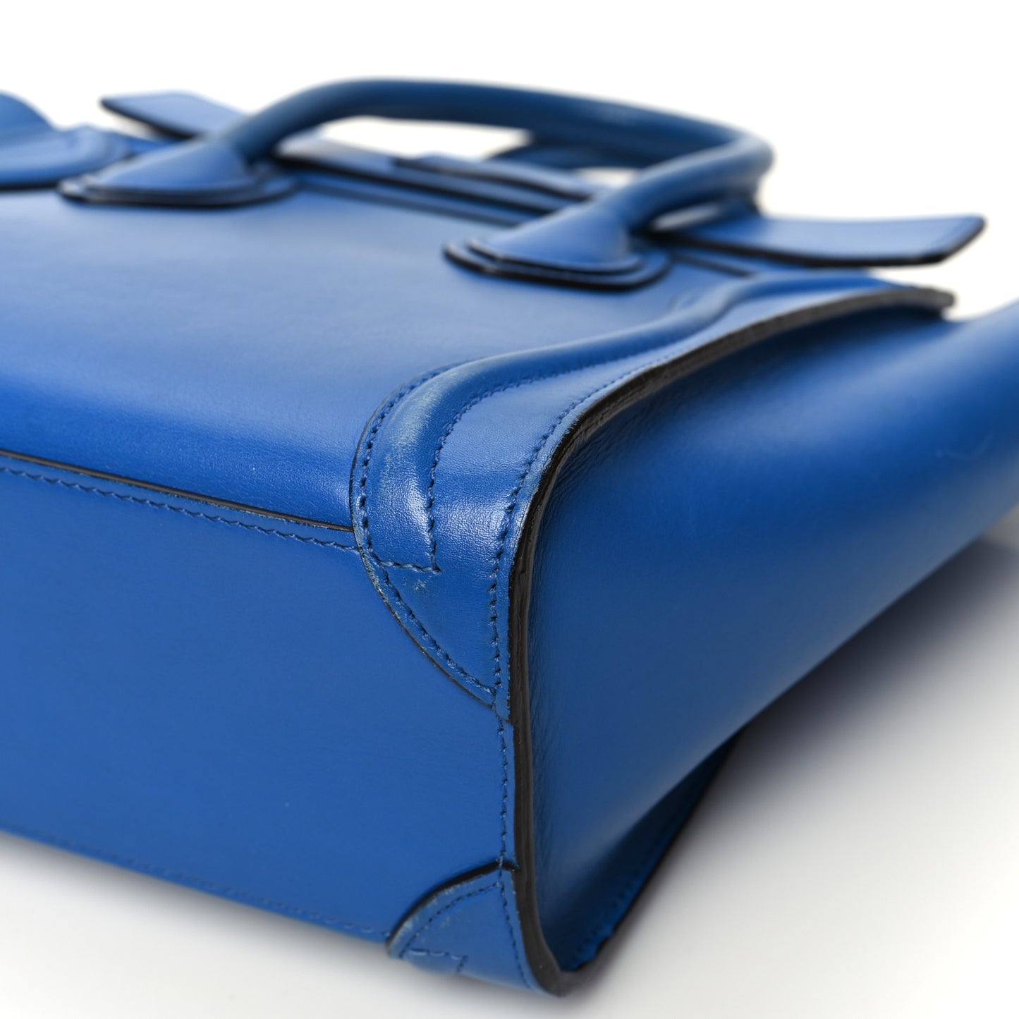 Smooth Calfskin Nano Luggage Royal Blue