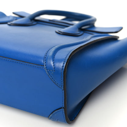 Celine Smooth Calfskin Nano Luggage Royal Blue 11 of 13