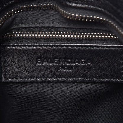 Balenciaga Chevre Silver Metallic Edge Hardware City Black 6 of 9