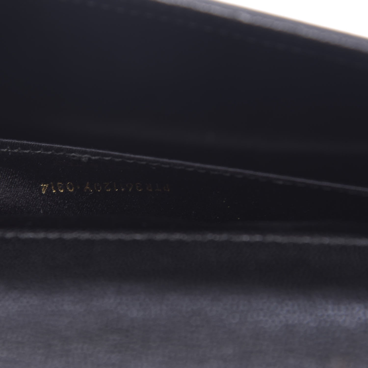 Saint Laurent Calfskin Monogram Large Belle De Jour Clutch Black 7 of 9