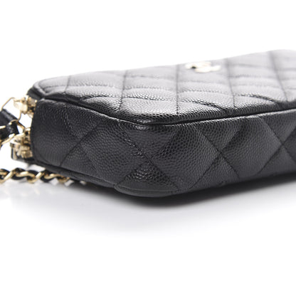 Chanel Caviar Quilted Small Clutch With Chain Black 11 of 13