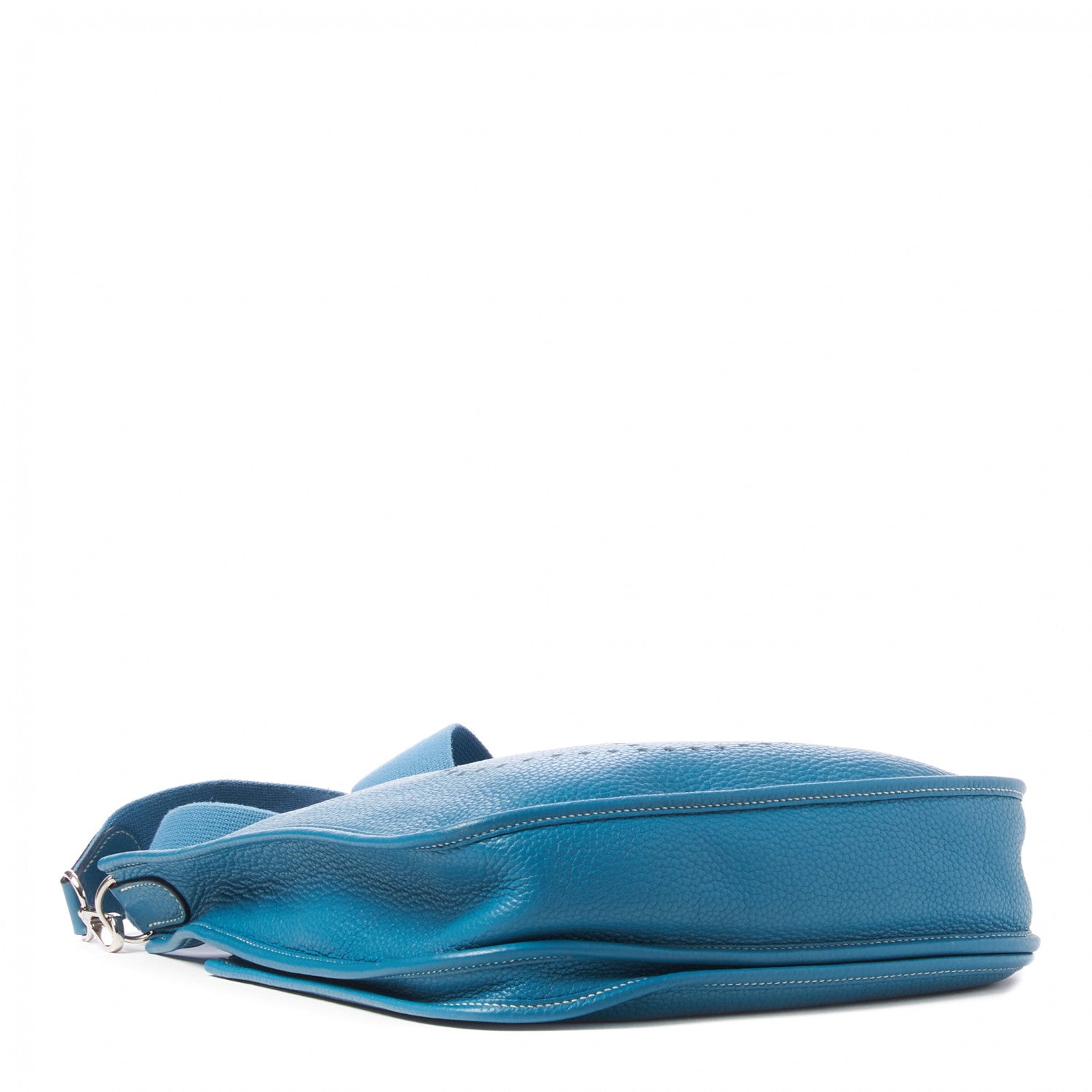 Hermes Taurillon Clemence Evelyne III PM Blue Jean 3 of 8