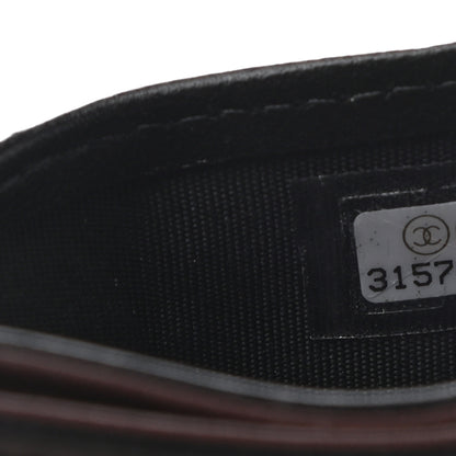 Chanel Lambskin Quilted Card Holder Black 8 of 9