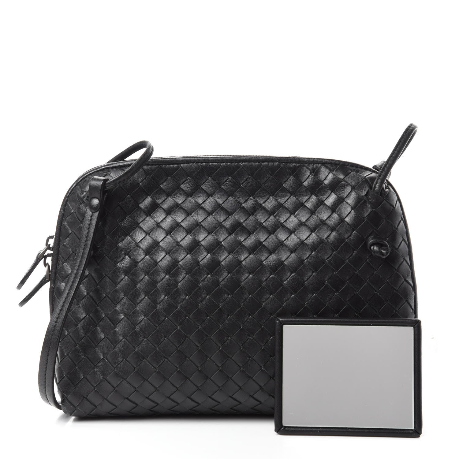 Bottega Veneta Nappa Intrecciato Nodini Bag Black 3 of 12