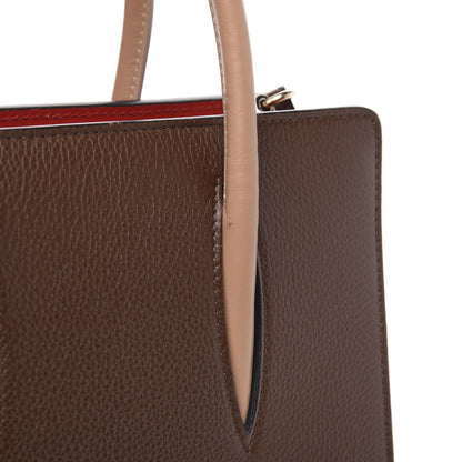 Christian Louboutin Nubuck Patch Small Eccusion Paloma Version Chatain 9 of 11