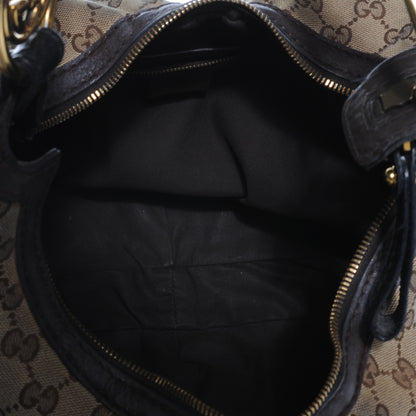 Gucci Monogram Interlocking Medium Hobo Ebony 5 of 7