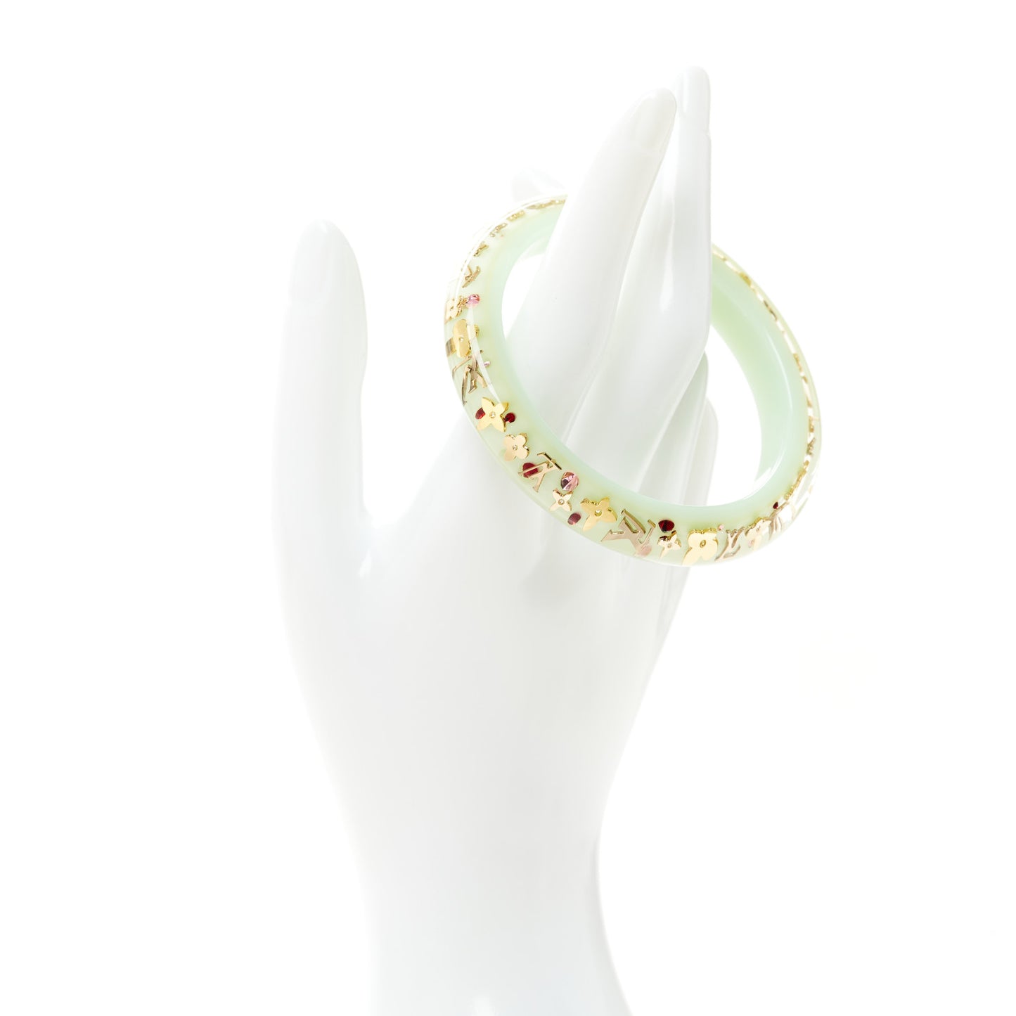 Resin Swarovski Medium Inclusion Bracelet PM Peppermint