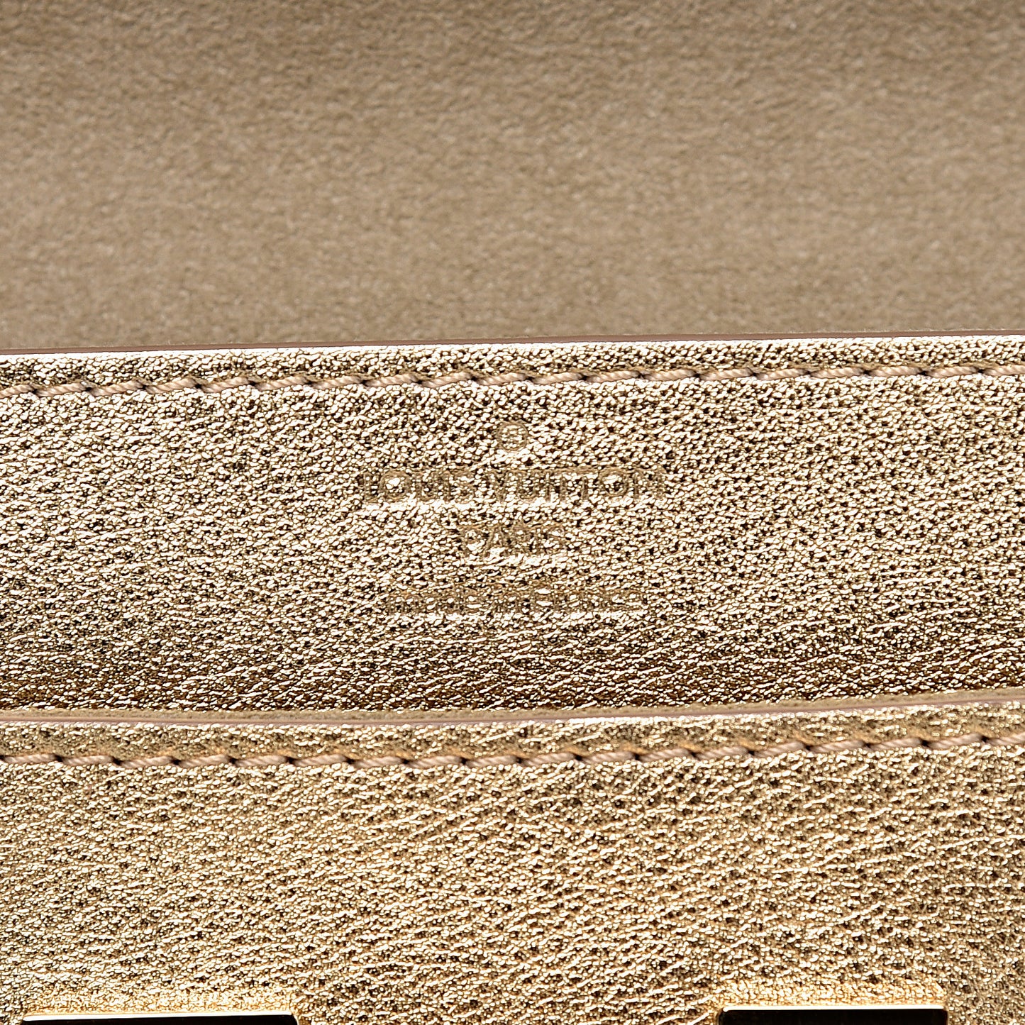 Calfskin Neo Sobe Louise EW Clutch Gold