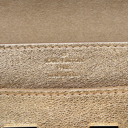 Louis Vuitton Calfskin Neo Sobe Louise EW Clutch Gold 6 of 13
