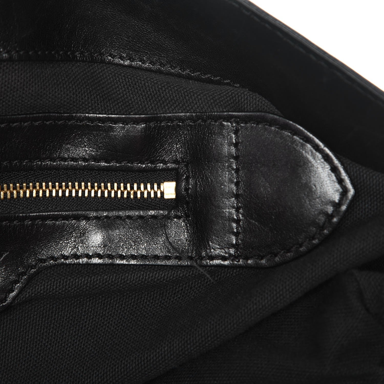 Burberry House Check Bridle Calfskin Medium Gosford Hobo Black 7 of 10