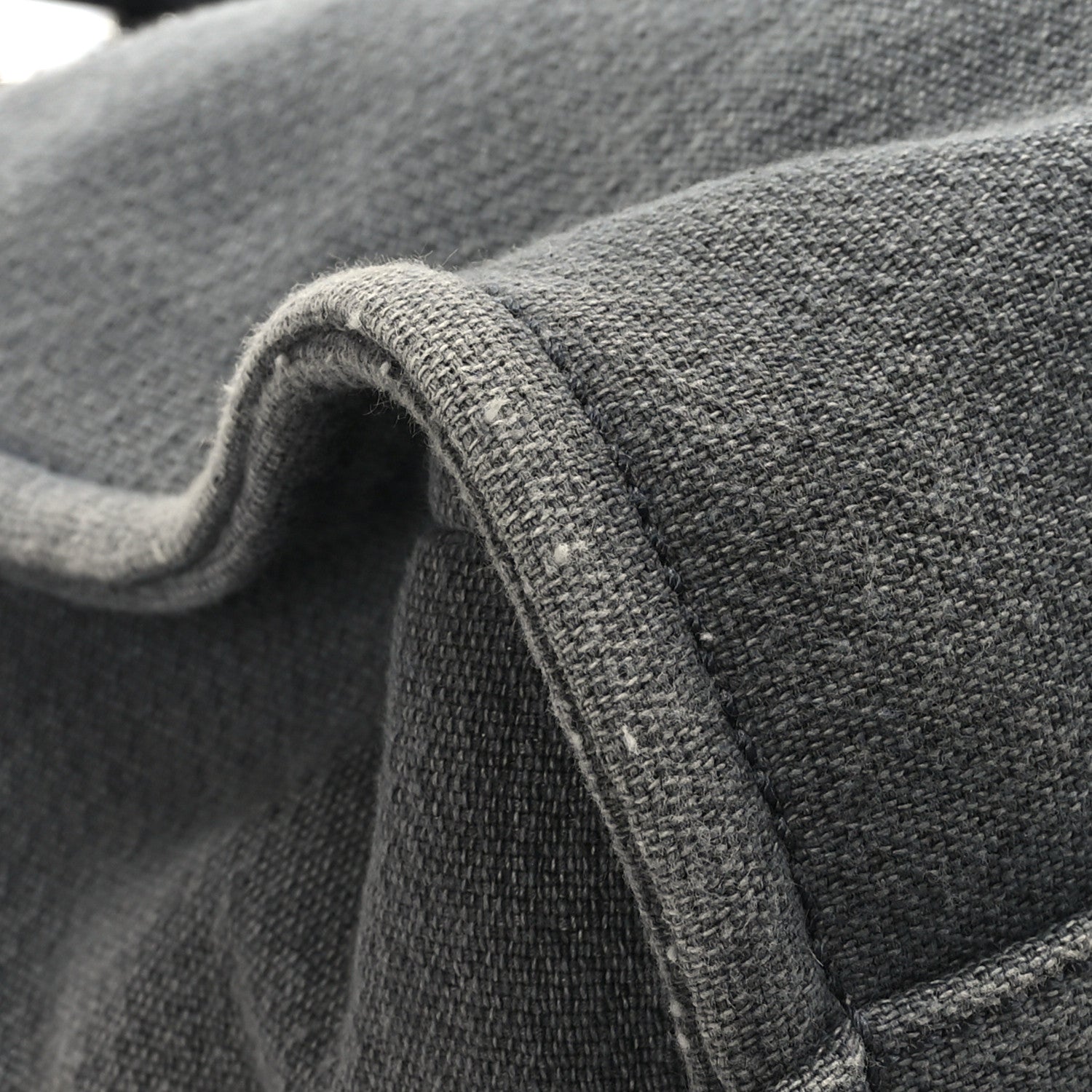 Chanel Canvas Small Deauville Tote Grey 8 of 11