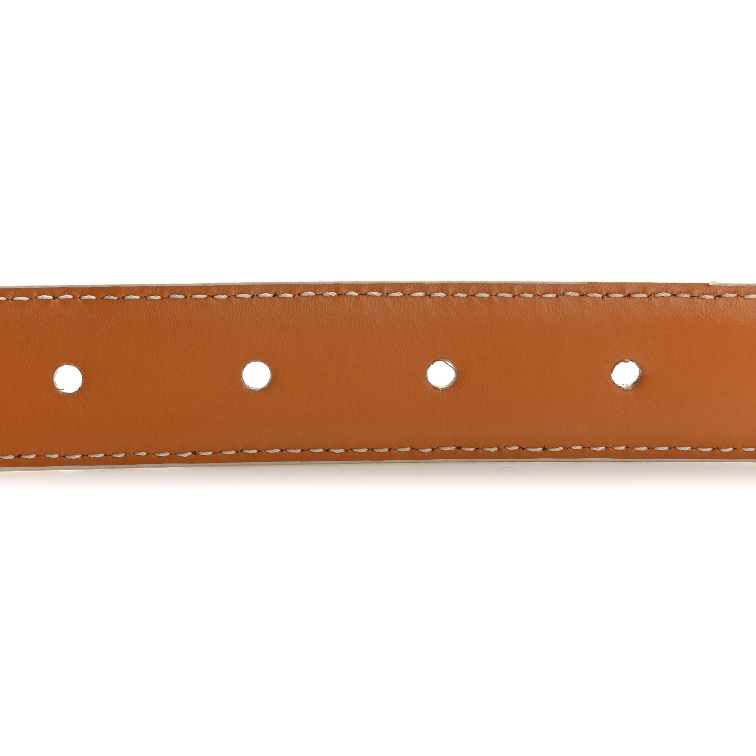 Celine Triomphe Canvas Medium 25mm Belt 85 34 White 6 of 9