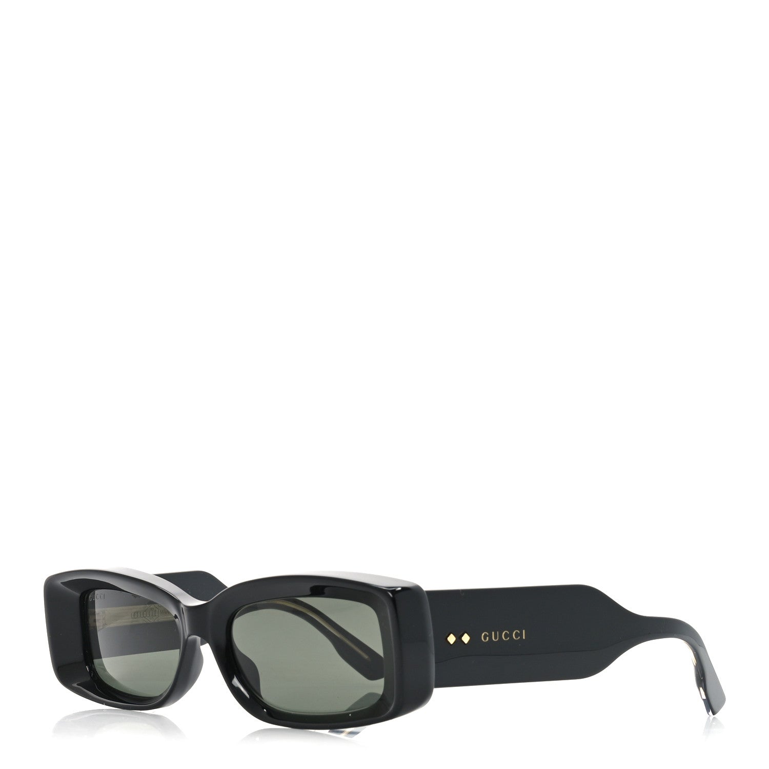 Gucci Acetate Rectangle Frame Sunglasses GG1528S Black 1769668