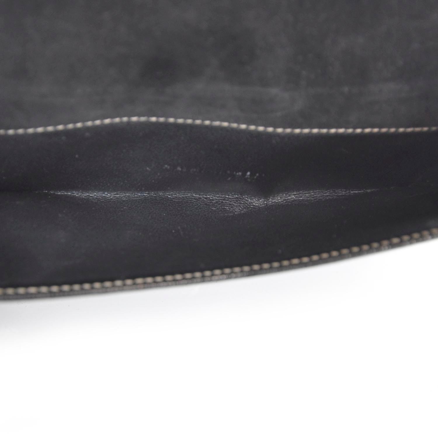 Gucci Patent Britt Continental Wallet Black 10 of 11