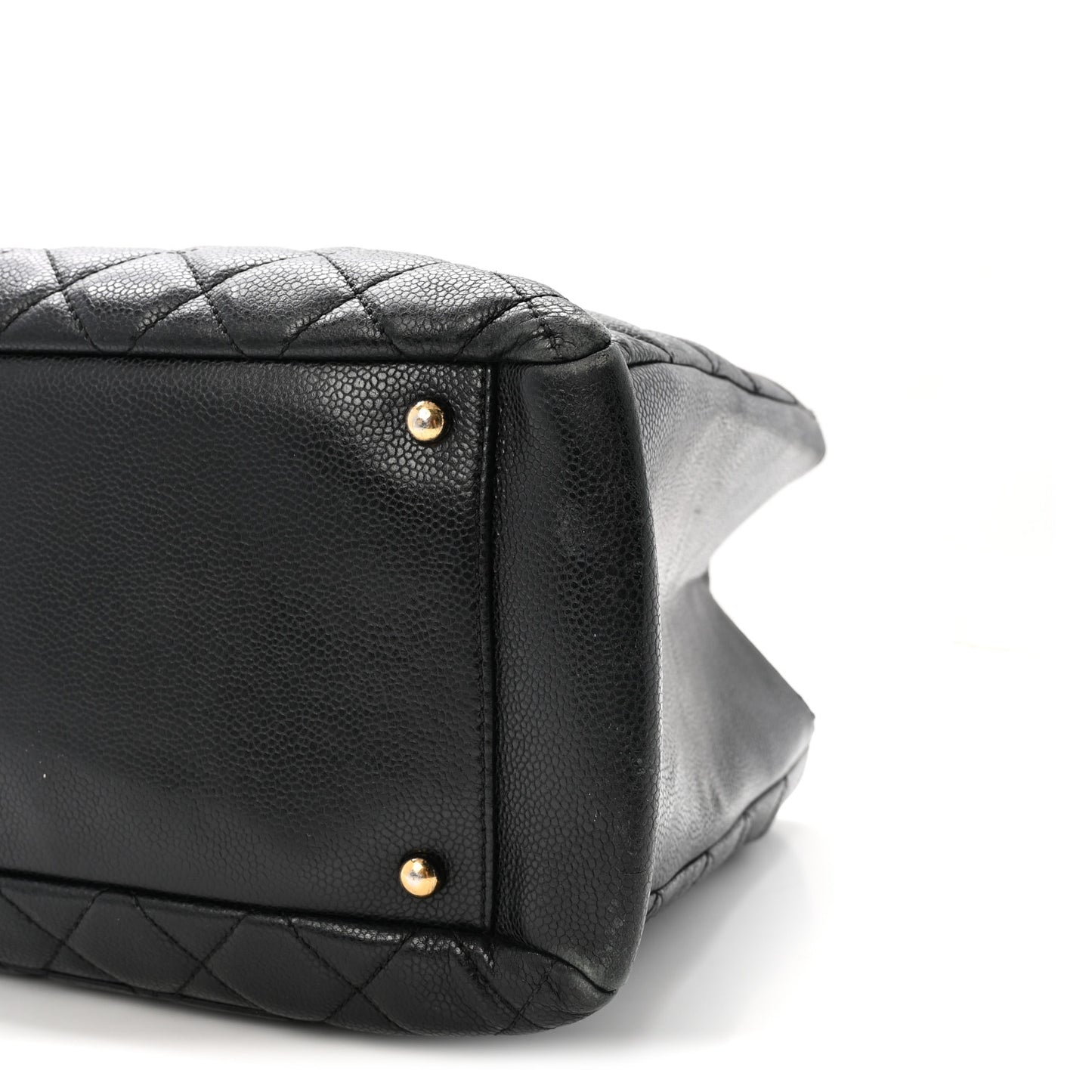Caviar Quilted XL Grand Shopping Tote GST Black