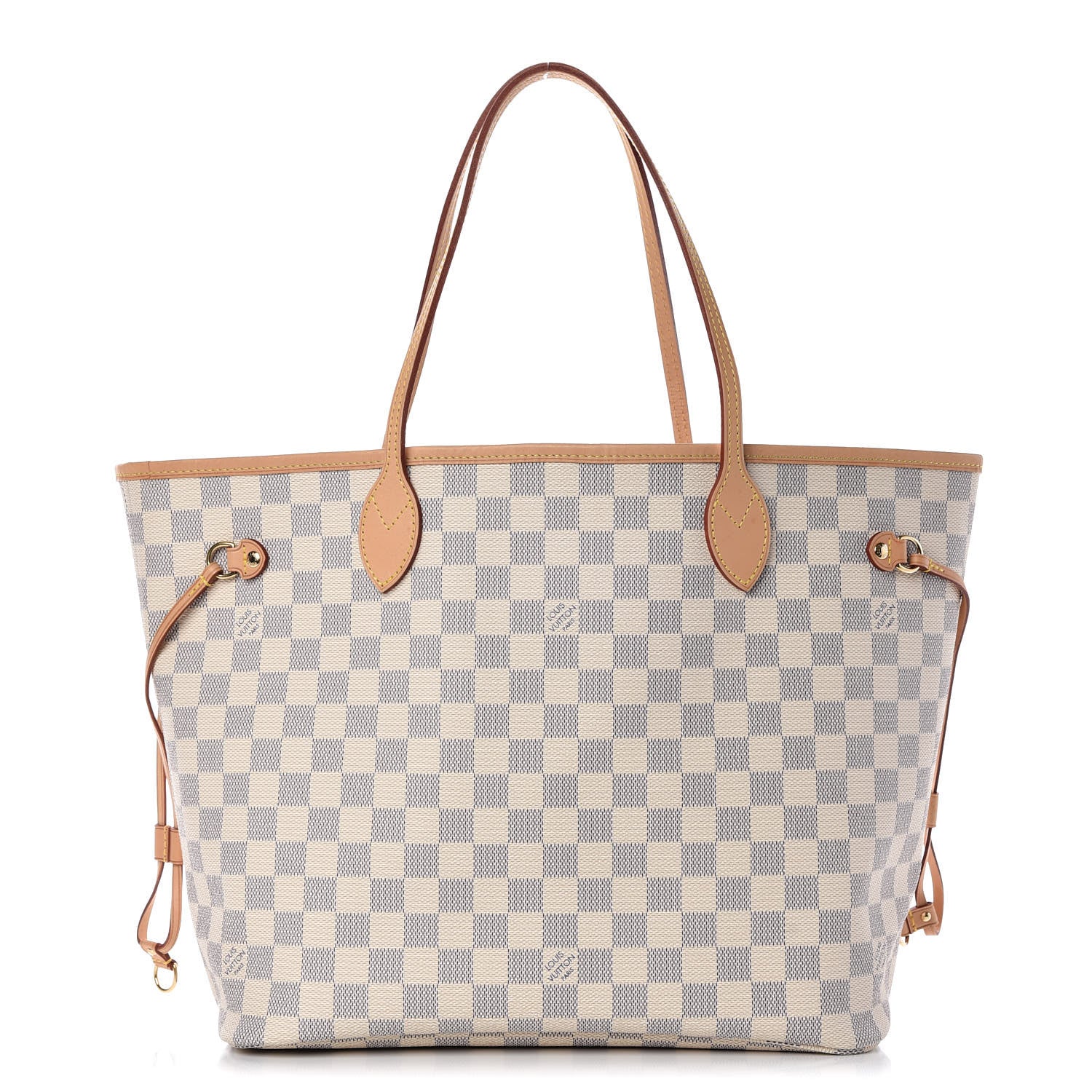 Louis Vuitton Damier Azur Neo Neverfull MM Rose Ballerine 3 of 11