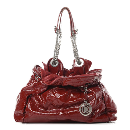 Christian Dior Patent Cannage Medium Le Trente Tote Red 1 of 18