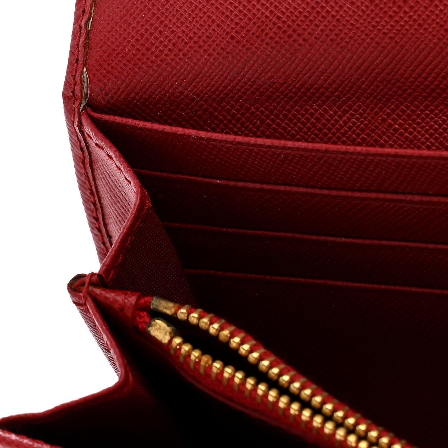 Saffiano Metal Continental Flap Travel Wallet Fuoco