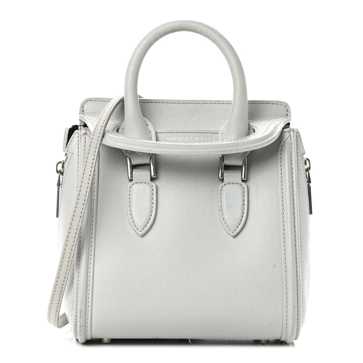 Calfskin Small Heroine Light Grey