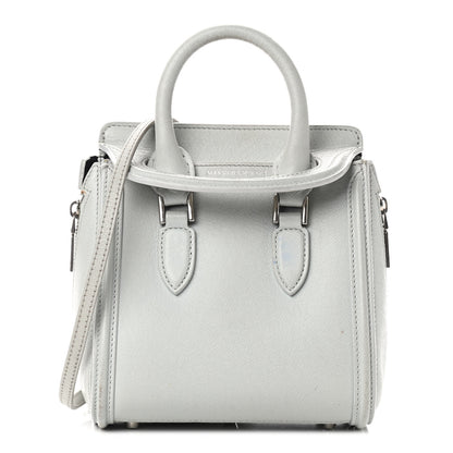Alexander McQueen Calfskin Small Heroine Light Grey 1 of 12