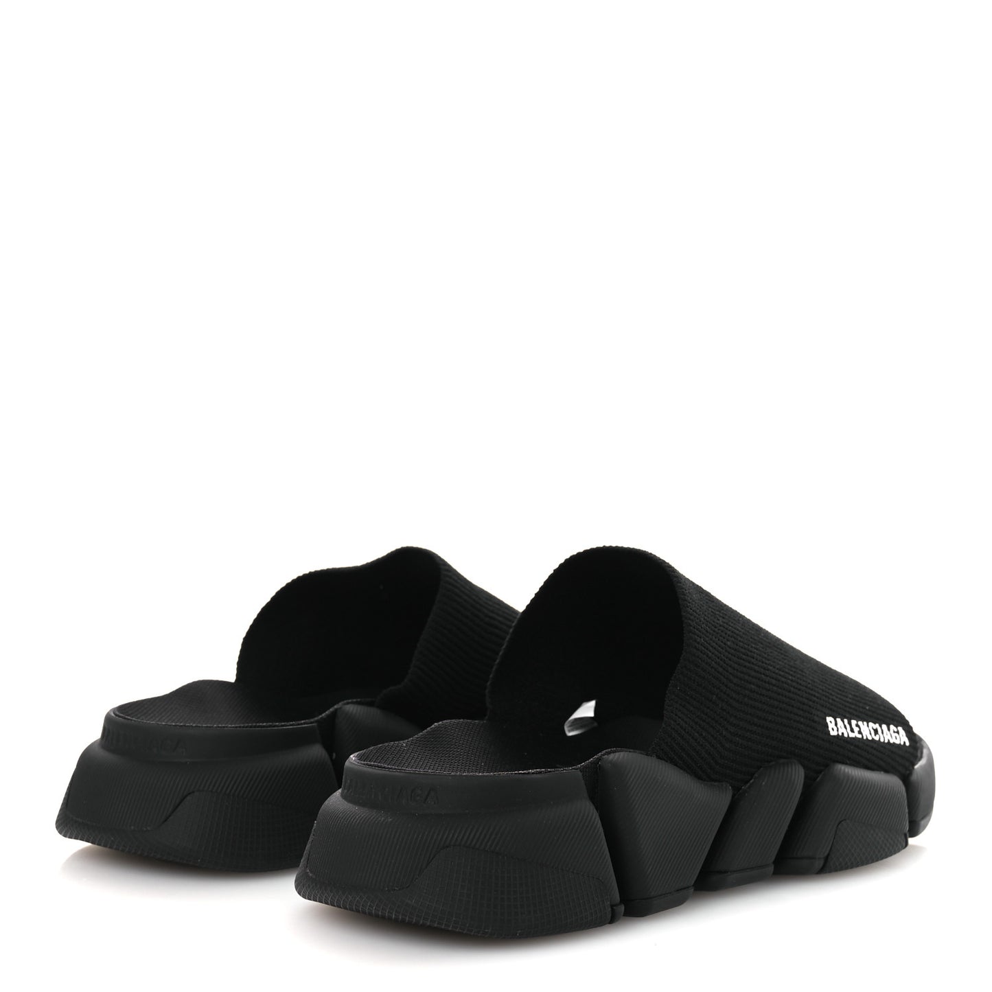 Technical 3D Recycled Knit Womens Speed 2.0 Slide Sandals 39 Black