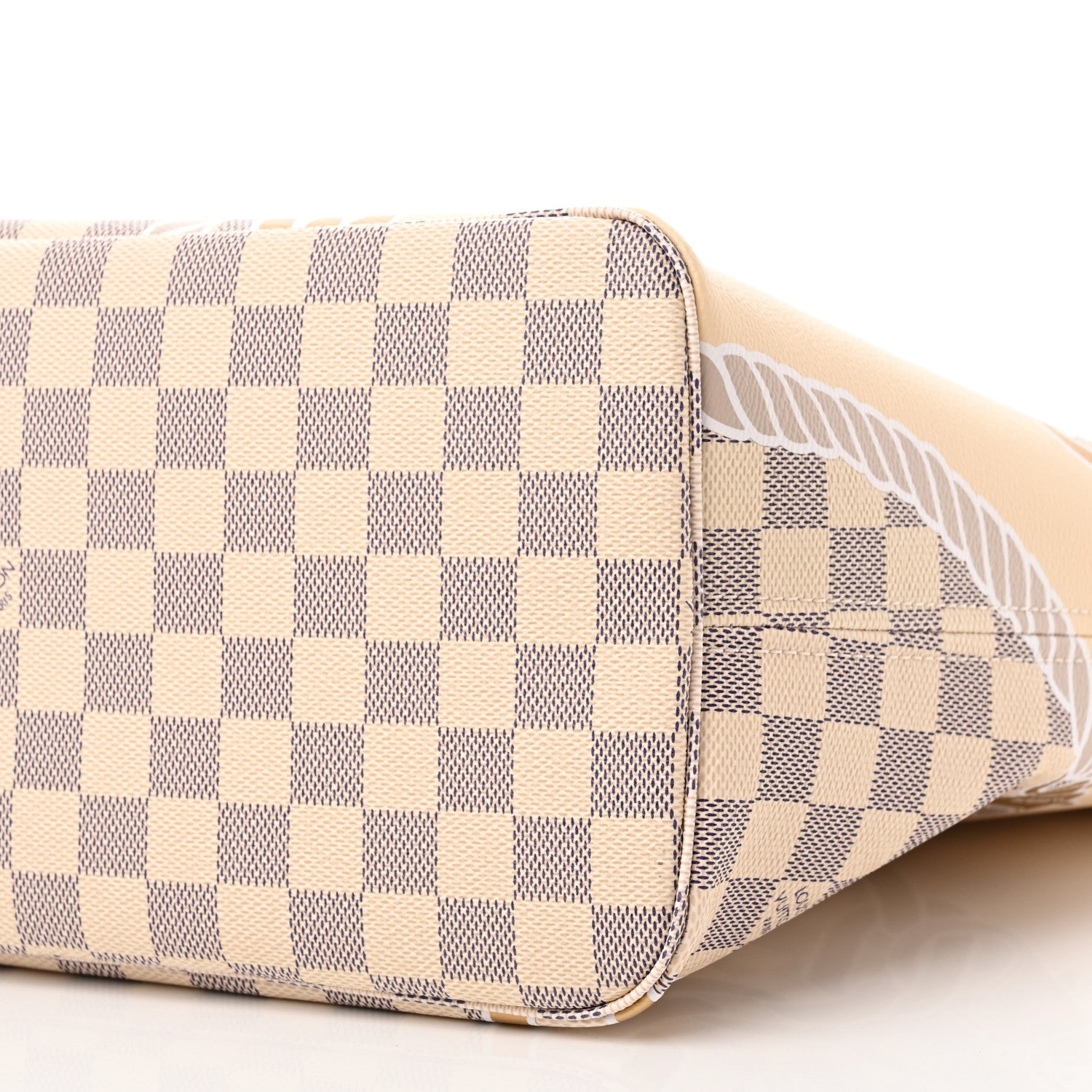 Louis Vuitton Damier Azur Nautical Neverfull MM 9 of 9