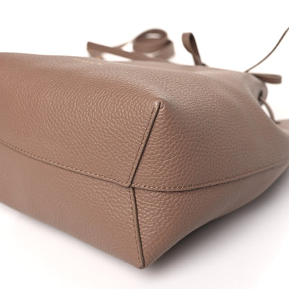 Mansur Gavriel Pebbled Calfskin Soft Mini Bucket Bag Biscotto 8 of 8