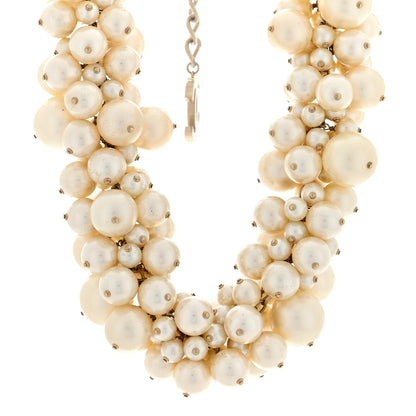 Chanel Pearl Choker Necklace Gold 1 of 4