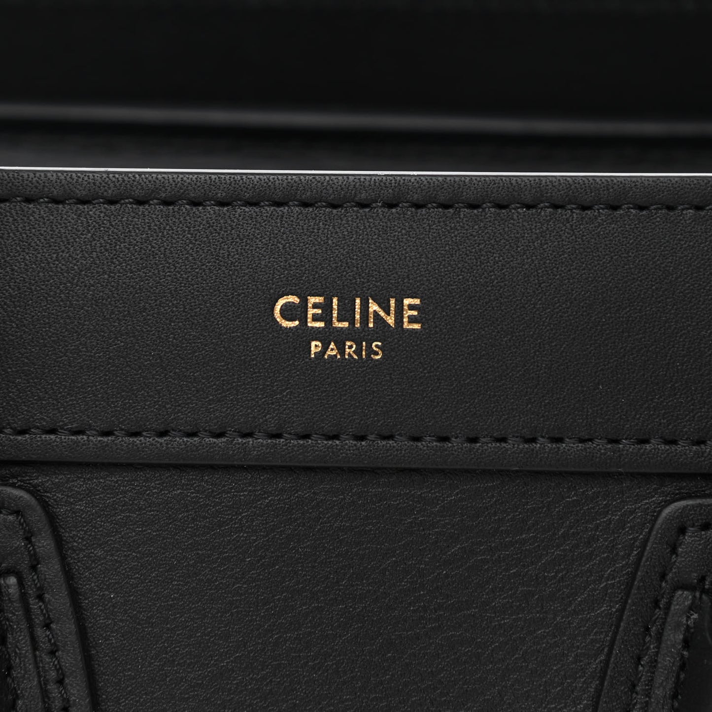 Smooth Calfskin Nano Luggage Black