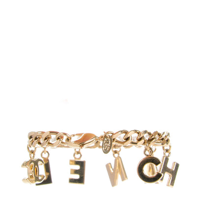 Chanel CC Logo Charms Bracelet Gold 5 of 6
