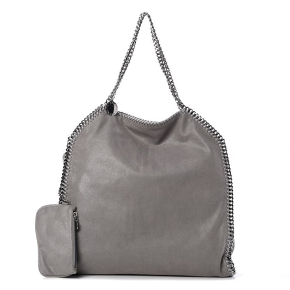 Stella McCartney Shaggy Deer Big Falabella Tote Grey 1 of 9