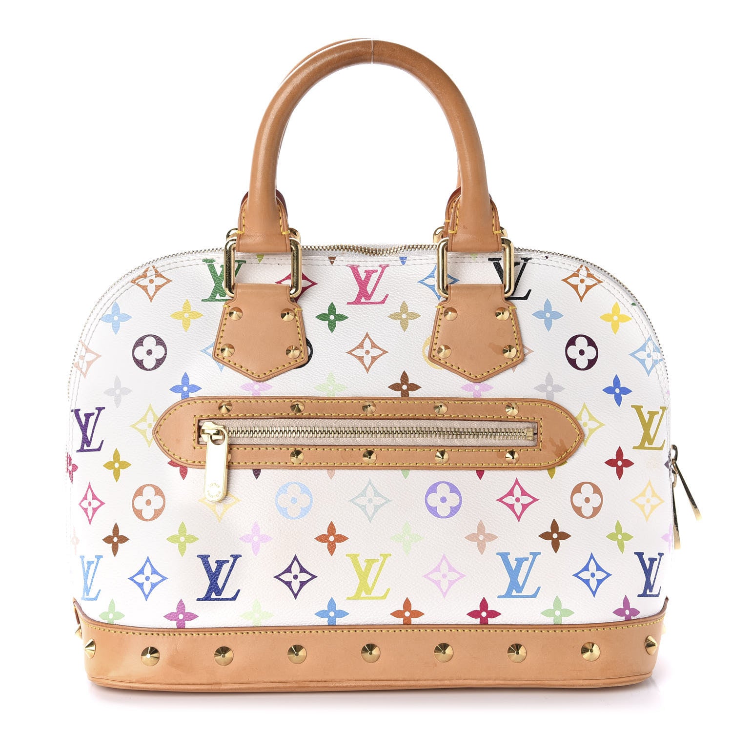 Louis Vuitton Monogram Multicolor Alma White 1 of 11