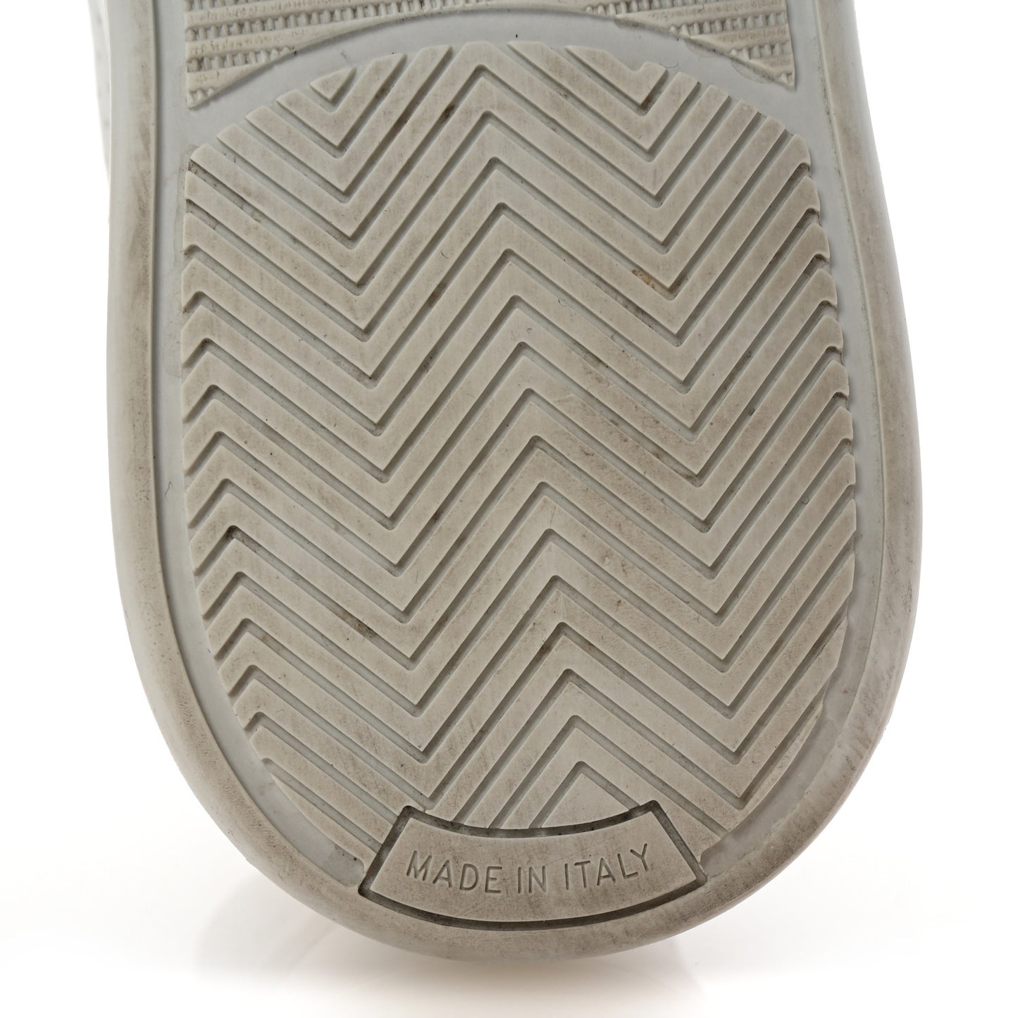 Calfskin CC High Top Sneaker 40 White